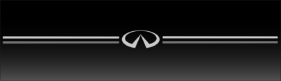 Infiniti vinyl pinstripe emblem stripe logo decal graphic