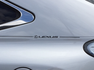 Lexus vinyl pinstripe emblem stripe logo decal graphic