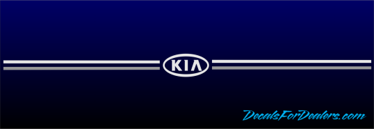 Kia  Sportage Sorento Rio Optima Soul Sedona vinyl pinstripe emblem stripe logo decal graphic