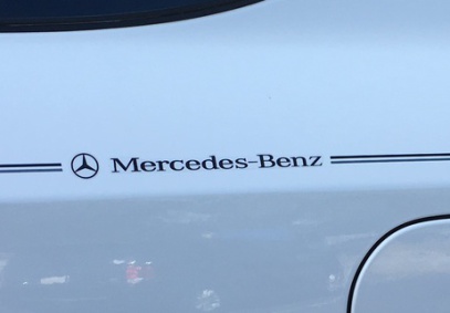 Mercedes-Benz pinstripe logo emblem decal kit stripes graphic
