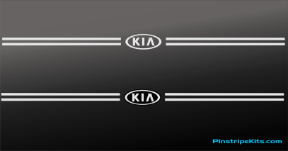 Kia Sportage Sorento Rio Optima Soul Sedona vinyl pinstripe emblem stripe logo decal graphic