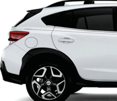 Subaru Outback Forester Legacy Impreza emblem logo vinyl decal pinstripe graphic