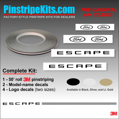Ford focus explorer f150 expedition taurus escape fusion vinyl pinstripe emblem stripe logo decal graphic