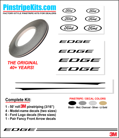 Ford focus explorer f150 expedition taurus escape fusion vinyl pinstripe emblem stripe logo decal graphic