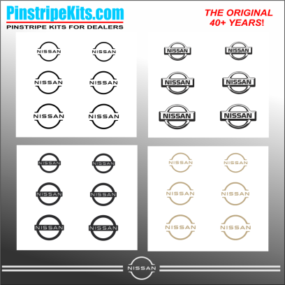 Nissan Altima Maxima Versa Xterra Pathfinder Titan versa Frontier Rogue Pathfinder Murano vinyl pinstripe emblem stripe logo decal graphic