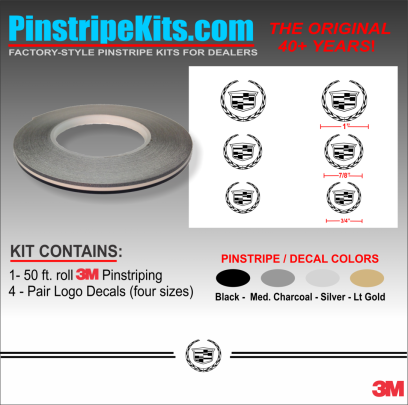 Cadillac SRX, STS, XTS, XT5, ST4, ATS, CTS, Escalade, vinyl pinstripe vinyl emblem stripe logo decal graphic emblem logo vinyl decal pinstripe graphic sticker stripe