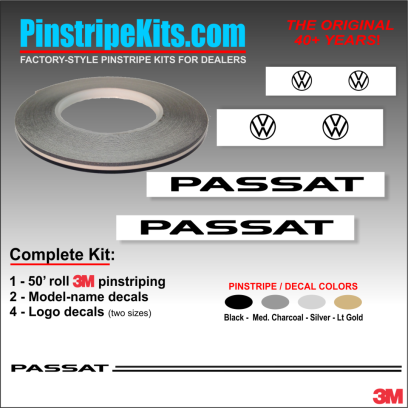 VW Volkswagon Jetta Passat Beetle vinyl pinstripe emblem stripe logo decal graphic