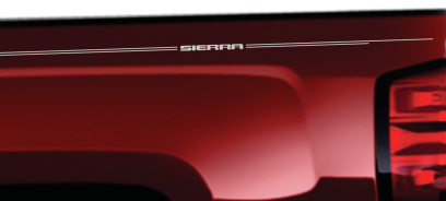 GMC Sierra Acadia terrain yukon envoy vinyl pinstripe emblem stripe logo decal graphic