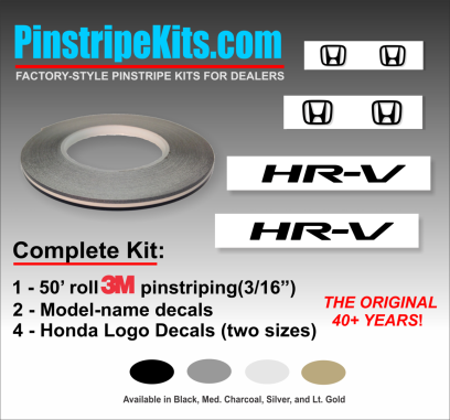 Honda Pilot Accord Civic CRV CR-V Odyssey Pilot Ridgeline Fit HRV HR-V Crosstour vinyl pinstripe emblem logo decal graphic stripe sticker kit