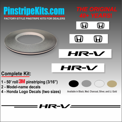 Honda Pilot Accord Civic CRV CR-V Odyssey Pilot Ridgeline Fit HRV HR-V Crosstour vinyl pinstripe emblem logo decal graphic stripe sticker kit