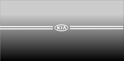 Kia Telluride Sportage Sorento Rio Optima Soul Sedona  vinyl pinstripe emblem stripe logo decal graphic