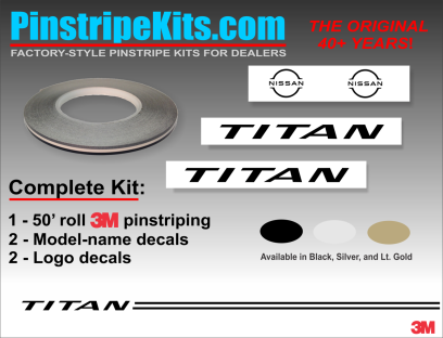 Nissan Altima Maxima Versa Xterra Pathfinder Titan versa Frontier Rogue Pathfinder Murano vinyl pinstripe emblem stripe logo decal graphic