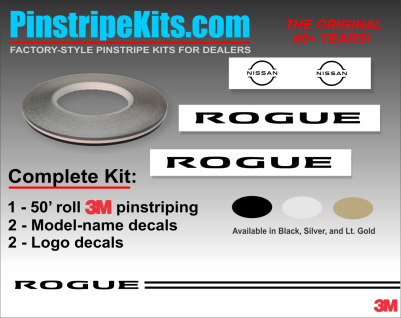 Nissan Altima Maxima Versa Xterra Pathfinder Titan versa Frontier Rogue Pathfinder Murano vinyl pinstripe emblem stripe logo decal graphic