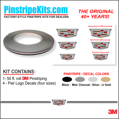 Cadillac SRX, STS, XTS, XT5, ST4, ATS, CTS, Escalade, vinyl pinstripe vinyl emblem stripe logo decal graphic emblem logo vinyl decal pinstripe graphic sticker stripe