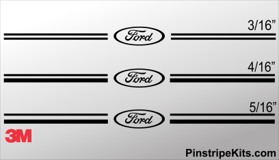 Ford Vinyl Logo Emblem Decal Pin Stripe
