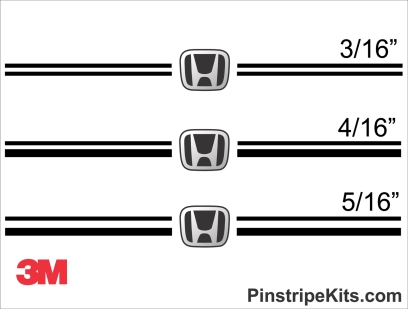 Honda vinyl logo decal emblem pinstripe stripe graphics  kit