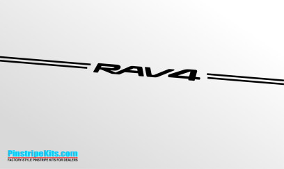 Toyota Camry Corolla Rav4 Tundra Tacoma 4Runnner Highlander vinyl pinstripe emblem stripe logo decal graphic