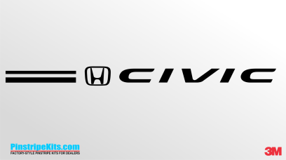 Honda Pilot Accord Civic CRV CR-V Odyssey Pilot Ridgeline Fit HRV HR-V Crosstour vinyl pinstripe emblem logo decal graphic stripe sticker kit