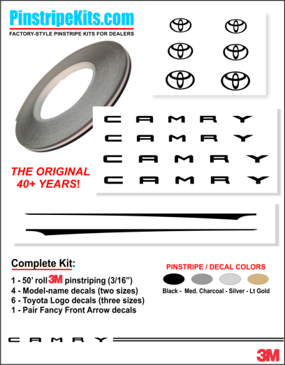 Toyota,auto,car,vehicle,vinyl,sticker,stickers,pinstripe,pinstripes,stripes,small,logo,logos,small,decal,decals,emblem,emblems,graphic,graphicsToyota Camry Corolla Rav4 Tundra Tacoma 4Runnner Highland