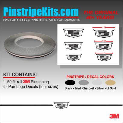 Cadillac SRX, STS, XTS, XT5, ST4, ATS, CTS, Escalade, vinyl pinstripe vinyl emblem stripe logo decal graphic emblem logo vinyl decal pinstripe graphic sticker stripe