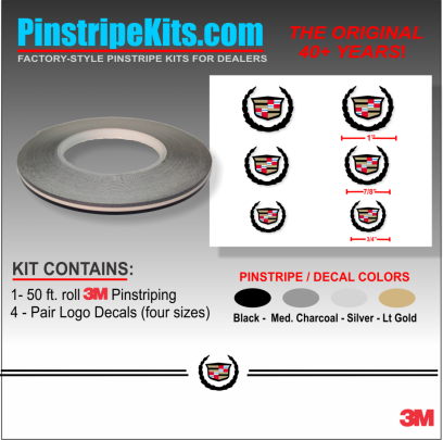 Cadillac SRX, STS, XTS, XT5, ST4, ATS, CTS, Escalade, vinyl pinstripe vinyl emblem stripe logo decal graphic emblem logo vinyl decal pinstripe graphic sticker stripe