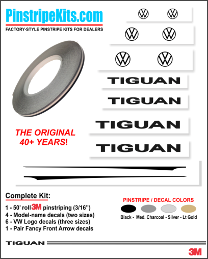 VW Volkswagon Jetta Passat Beetle vinyl pinstripe emblem stripe logo decal graphic