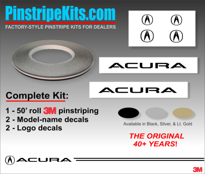 Acura MDX RDX TLX vinyl pinstripe for car truck decal emblem stripe logo decal graphic emblem logo vinyl decal pinstripe graphic sticker stripe
