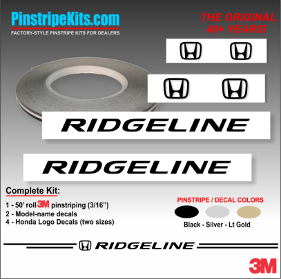 Honda Pilot Accord Civic CRV CR-V Odyssey Pilot Ridgeline Fit HRV HR-V Crosstour vinyl pinstripe emblem logo decal graphic stripe sticker kit