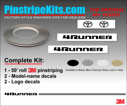 Toyota,auto,car,vehicle,vinyl,sticker,stickers,pinstripe,pinstripes,stripes,small,logo,logos,small,decal,decals,emblem,emblems,graphic,graphicsToyota Camry Corolla Rav4 Tundra Tacoma 4Runnner Highland