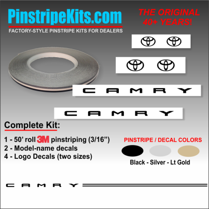 Toyota,auto,car,vehicle,vinyl,sticker,stickers,pinstripe,pinstripes,stripes,small,logo,logos,small,decal,decals,emblem,emblems,graphic,graphicsToyota Camry Corolla Rav4 Tundra Tacoma 4Runnner Highland