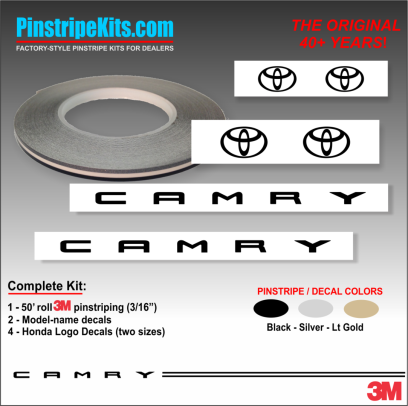 Toyota,auto,car,vehicle,vinyl,sticker,stickers,pinstripe,pinstripes,stripes,small,logo,logos,small,decal,decals,emblem,emblems,graphic,graphicsToyota Camry Corolla Rav4 Tundra Tacoma 4Runnner Highland