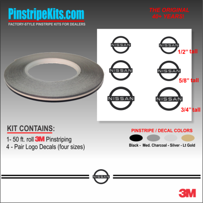 Nissan Altima Maxima Versa Xterra Pathfinder Titan versa Frontier Rogue Pathfinder Murano vinyl pinstripe emblem stripe logo decal graphic