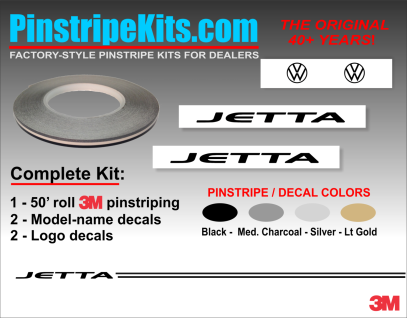 VW Volkswagon Jetta Passat Beetle vinyl pinstripe emblem stripe logo decal graphic