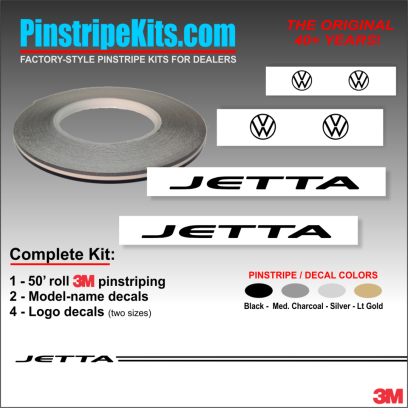 VW Volkswagon Jetta Passat Beetle vinyl pinstripe emblem stripe logo decal graphic