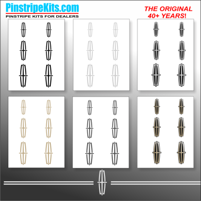 Lincoln vinyl pinstripe emblem stripe logo decal graphicvinyl pinstripe emblem stripe logo decal graphic stickers