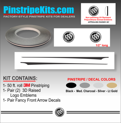 Buick Regal LaCrosse Envision Encore Enclave vinyl pinstripe emblem stripe logo decal graphic emblem logo vinyl decal pinstripe graphic sticker stripe