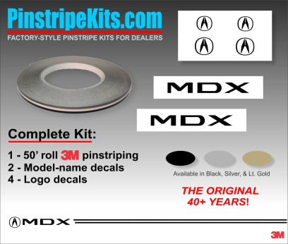 Acura MDX RDX TLX vinyl pinstripe for car truck decal emblem stripe logo decal graphic emblem logo vinyl decal pinstripe graphic sticker stripe