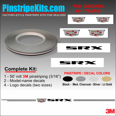 Cadillac SRX, STS, XTS, XT5, ST4, ATS, CTS, Escalade, vinyl pinstripe vinyl emblem stripe logo decal graphic emblem logo vinyl decal pinstripe graphic sticker stripe