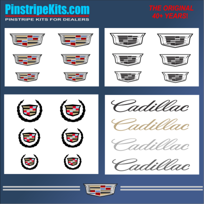 Cadillac SRX, STS, XTS, XT5, ST4, ATS, CTS, Escalade, vinyl pinstripe vinyl emblem stripe logo decal graphic emblem logo vinyl decal pinstripe graphic sticker stripe