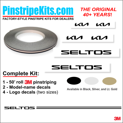 Kia Sportage Sorento Rio Optima Soul Sedona  vinyl pinstripe emblem stripe logo decal graphic