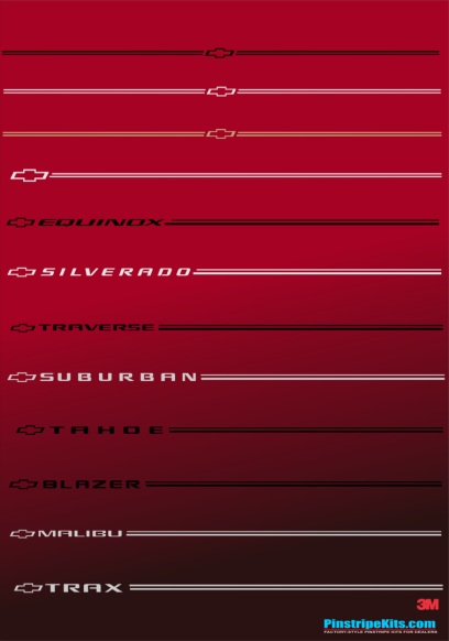 Chevrolet  Chev Chevy bowtie Silverado Impala Malibu Cruze traverse tahoe suburban equinox colorado bowtie chevrolet decal vinyl pinstripe emblem stripe logo decal graphic graphics decals stickers