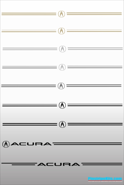 Acura MDX RDX TLX vinyl pinstripe for car truck decal emblem stripe logo decal graphic emblem logo vinyl decal pinstripe graphic sticker stripe