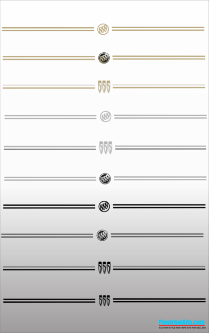 Buick Regal LaCrosse Envision Encore Enclave vinyl pinstripe emblem stripe logo decal graphic emblem logo vinyl decal pinstripe graphic sticker stripe