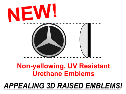 Mercedes-Benz vinyl pinstripe emblem stripe logo decal graphic