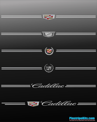 Cadillac SRX, STS, XTS, XT5, ST4, ATS, CTS, Escalade, vinyl pinstripe vinyl emblem stripe logo decal graphic emblem logo vinyl decal pinstripe graphic sticker stripe