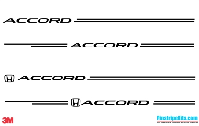 Honda Pilot Accord Civic CRV CR-V Odyssey Pilot Ridgeline Fit HRV HR-V Crosstour vinyl pinstripe emblem logo decal graphic stripe sticker kit