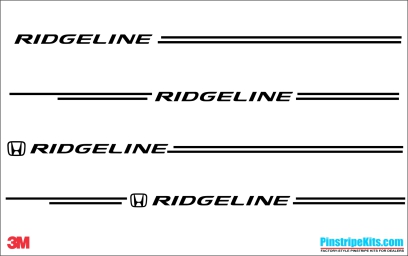 Honda Pilot Accord Civic CRV CR-V Odyssey Pilot Ridgeline Fit HRV HR-V Crosstour vinyl pinstripe emblem logo decal graphic stripe sticker kit