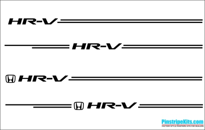 Honda Pilot Accord Civic CRV CR-V Odyssey Pilot Ridgeline Fit HRV HR-V Crosstour vinyl pinstripe emblem logo decal graphic stripe sticker kit