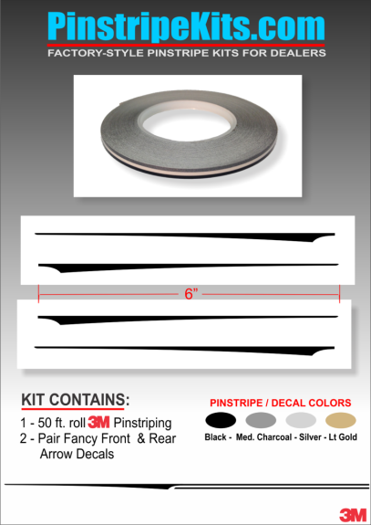 GMC Terrain Sierra acadia terrain yukon envoy vinyl pinstripe emblem stripe logo decal graphic