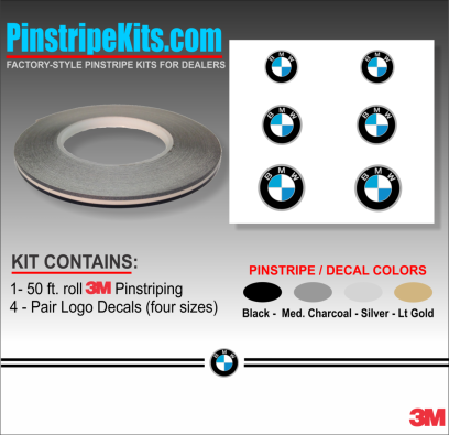 BMW 1 series, 2 series, 3 series, 4 series, 5 series, 6 series, vinyl pinstripe emblem stripe logo decal graphic emblem logo vinyl decal pinstripe graphic sticker stripe